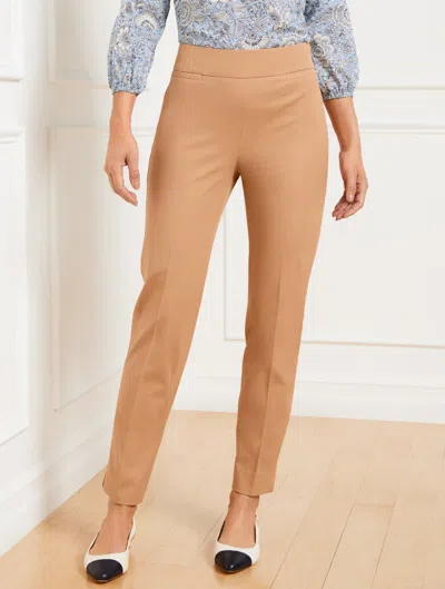 Talbots Petite -  Chatham Slim Leg Ankle Pants - Curvy Fit - Toasted Coconut - 16