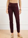 Talbots Petite -  Chatham Slim Leg  Ankle Pants - Rich Burgundy - 14 In Rich Burgundy