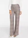 Talbots Petite -  Greenwich Tailored Stretch Wide Leg Pants - Ivory - 16 In Multi