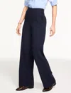 Talbots Petite -  Greenwich Wide Leg Pants - Indigo - 16 In Purple