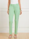 Talbots Petite -  Hampshire Straight Ankle Pants - Lucetta Glen Plaid - Spring Lush - 16 In Spring Lush