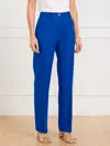 Talbots Petite -  Southampton Straight Leg Linen Pants - Blue Majesty - 6