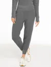 Talbots Petite - Tech Waffle Jogger Pants - Shadow Heather - Large  In Gray