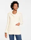 Talbots Petite - Textured Stitch Cardigan Sweater - Ivory - Medium  In Neutral