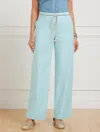 Talbots Petite - Wide Ankle Pants - Blue Ice - 12