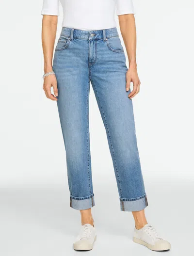 Talbots Petite - Everyday Relaxed Jeans - Tenley Wash - 14