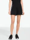 Talbots Piquã© Shorts - Piped - Black - Medium  In Black
