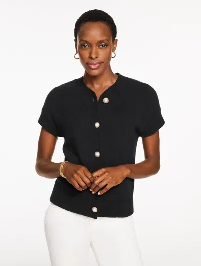 Talbots Plus Exclusive Drop Shoulder Sweater Vest - Black - 2x  In Blue