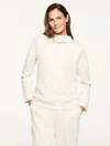 Talbots Plus Petite - Airknit Stretch Cowl-neck Pullover Sweater - Ivory - 3x  In White