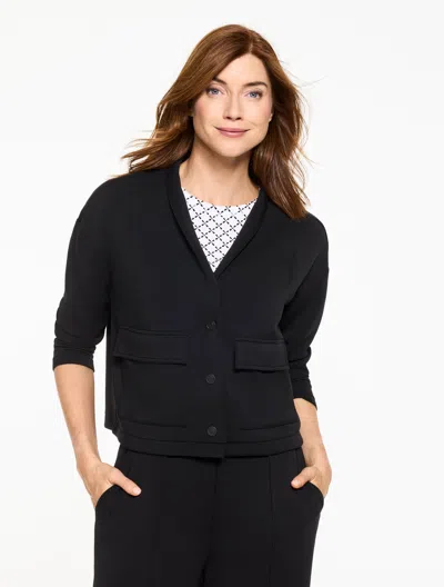 Talbots Plus Petite - Airknit Stretch Jacket - Black - 1x
