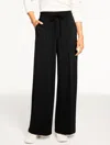 Talbots Plus Petite - Airknit Stretch Wide Leg Pants - Black - 3x  In Black
