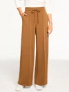 Talbots Plus Petite - Airknit Stretch Wide Leg Pants - Toffee Brown - 3x