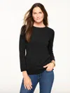 Talbots Plus Petite - Audrey Cashmere Sweater - Black - 2x