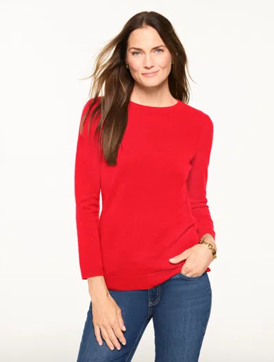 Talbots Plus Petite - Audrey Cashmere Sweater - Red - 2x