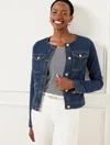 Talbots Plus Petite - Button Cuff Jean Jacket - Rinse Wash - 3x  In Rinse Wash