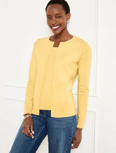 Talbots Plus Petite - Charming Cardigan Sweater - Cornsilk - X