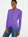 Talbots Plus Petite - Charming Cardigan Sweater - Lavender Tulip - 3x