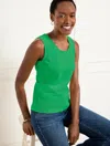 Talbots Plus Petite - Charming Shell Sweater - Bright Green - 3x