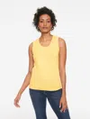 Talbots Plus Petite - Charming Shell Sweater - Daisy - 3x  In Yellow