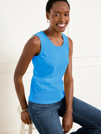 Talbots Plus Petite - Charming Shell Sweater - Lakeside Blue - 3x