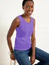 Talbots Plus Petite - Charming Shell Sweater - Lavender Tulip - 1x