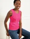 Talbots Plus Petite - Charming Shell Sweater - Tropical Punch - 3x