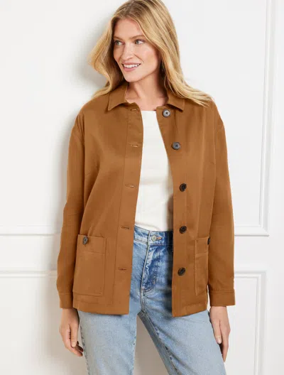 Talbots Plus Petite - Chore Jacket - Sierra Brown - 3x