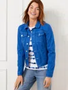 Talbots Plus Petite - Classic Jean Jacket - Royal Blue - 2x  In Royal Blue