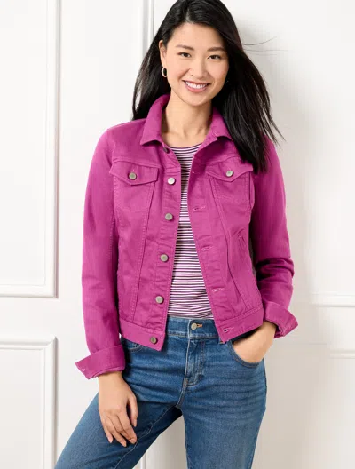 Talbots Plus Petite - Classic Jean Jacket - Wild Aster - 2x