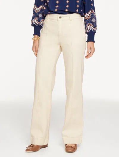 Talbots Plus Petite - Classic Jean Trousers - Pintuck - Natural - 20  In Neutral