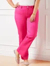 Talbots Plus Petite - Classic Trouser Jeans - Tropical Punch - 20