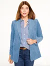 Talbots Plus Petite - Corduroy Blazer - Moonlight Blue - 22  In Blue