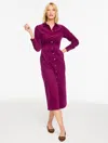 Talbots Plus Petite - Corduroy Shirtdress - Pretty Plum - 22  In Purple