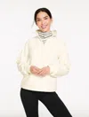 Talbots Plus Petite - Cozy Cloud Half-zip Pullover Sweater - Ivory - 2x  In White