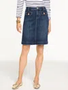 Talbots Plus Petite - Denim A-line Skirt - Adelaide Wash - 20