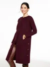 Talbots Plus Petite - Double Face Wool Blend Topper Vest - Rich Burgundy - 3x