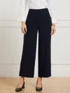 Talbots Plus Petite - Easy Travel Wide Leg Ankle Pants - Blue - 20