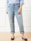 Talbots Plus Petite - Everyday Relaxed Jeans - Canarsie Wash - Carnasie Wash - 18  In Carnasie Wash