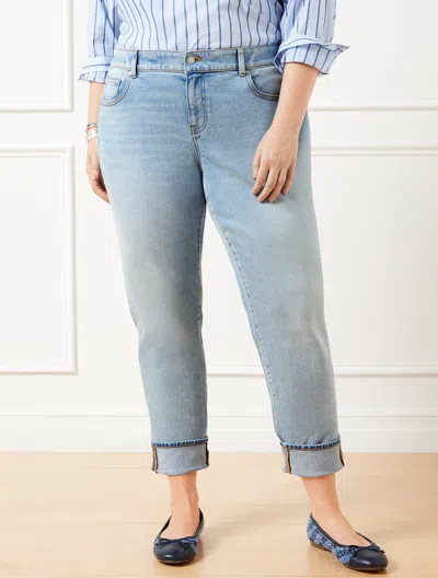 Talbots Plus Petite - Everyday Relaxed Jeans - Canarsie Wash - Carnasie Wash - 18