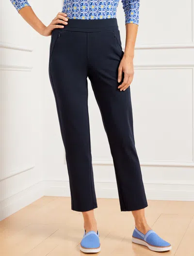 Talbots Petite - Everyday Stretch Straight Leg Ankle Pants - Blue - Xl