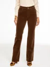 Talbots Plus Petite - Flare Leg Stretch Corduroy Pants - Dark Walnut - 22  In Brown