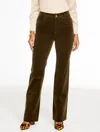 Talbots Plus Petite - Flare Leg Stretch Corduroy Pants - Deep Moss - 20  In Green