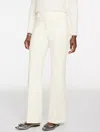 Talbots Plus Petite - Flare Leg Tailored Stretch Pants - Ivory - 14  In White