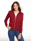 Talbots Plus Petite - Full-zip Cardigan Sweater - Port Wine - 2x  In Burgundy