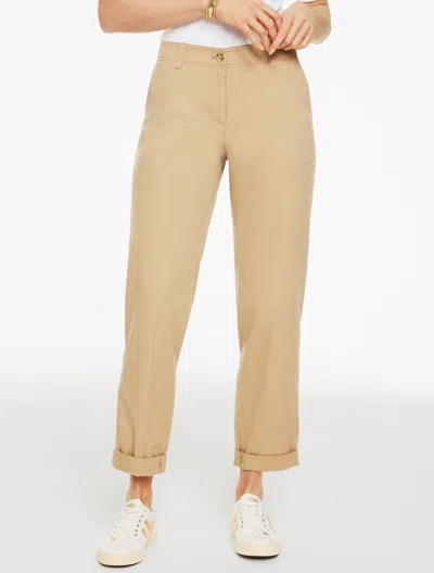 Talbots Plus Petite - Heritage Twill Everyday Chinos Pants - Safari Tan - 22  In Brown