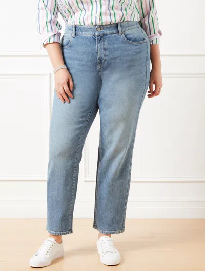 Talbots Plus Petite - High Waist Relaxed Jeans - Allenby Wash - 22