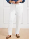 Talbots High-waist Straight-leg Jeans - White - 16  In White