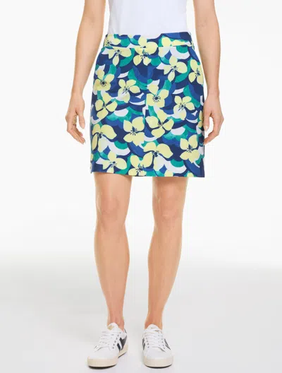 Talbots Plus Petite - Layered Bloom Golf Skort - Ink - 3x  In Multi