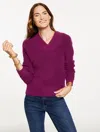 Talbots Plus Petite - Loop Stitch Sweater - Pretty Plum - 3x  In Purple