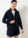 Talbots Plus Petite - Modal French Terry Full-zip Hoodie - Blue - X  In Blue